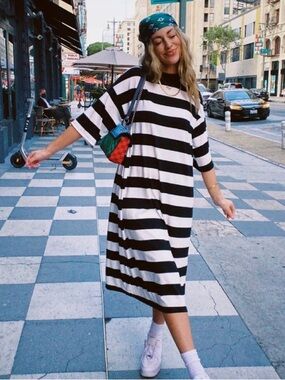 NWT Dressed in LALA Ozzy Dress Medium